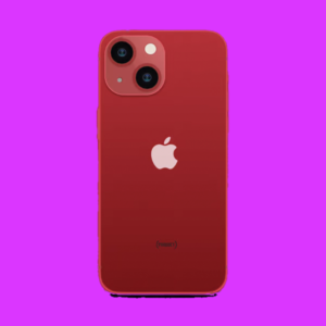 iPhone 13 Mini 128GB Prod Red (Hyvä, lue lisää kuntotiedoista) Akku 100%