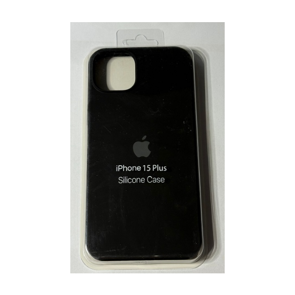 Apple iPhone silikonikuori (Musta)